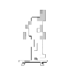 Animation of a pixelated skate, pushing