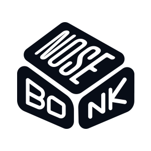 Main logo of Nosebonk – independent skate art and print brand