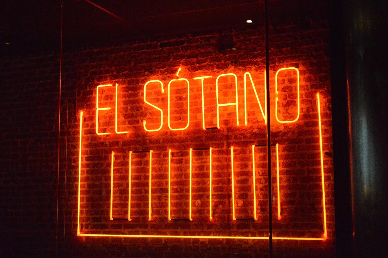 El Sotano entrance logo